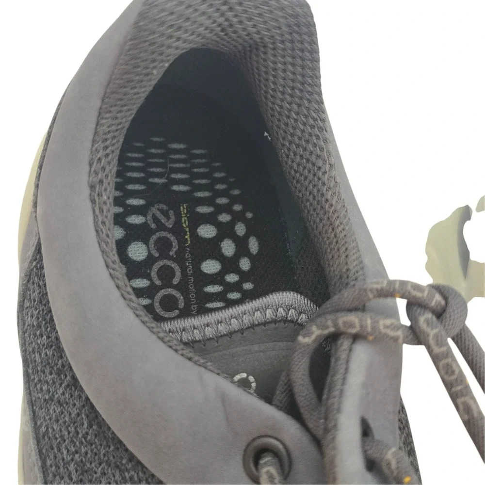 ECCO BIOM Gray Knit Nubuck Sneaker EU 38 Natural Motion Walking Gorpcore